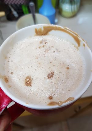 A picture of Frothy coffee!.