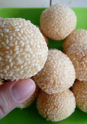 Foto resep Onde Onde Isi Kacang Hijau Kupas