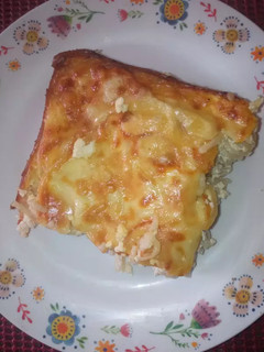 Una foto de Tallarines al horno simples