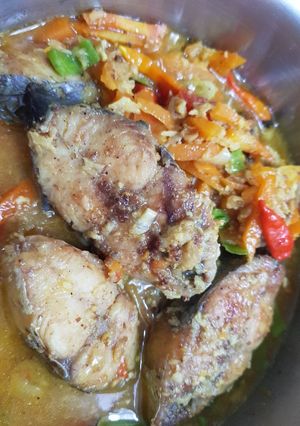 Foto resep Tengiri bumbu kuning