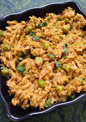 A picture of Soya Keema Matar Bhurji.