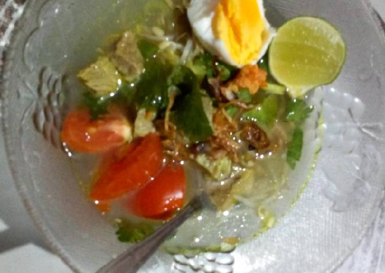 Cara Membuat Soto daging bening Anti Gagal