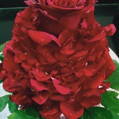 A picture of RED Rose cake.