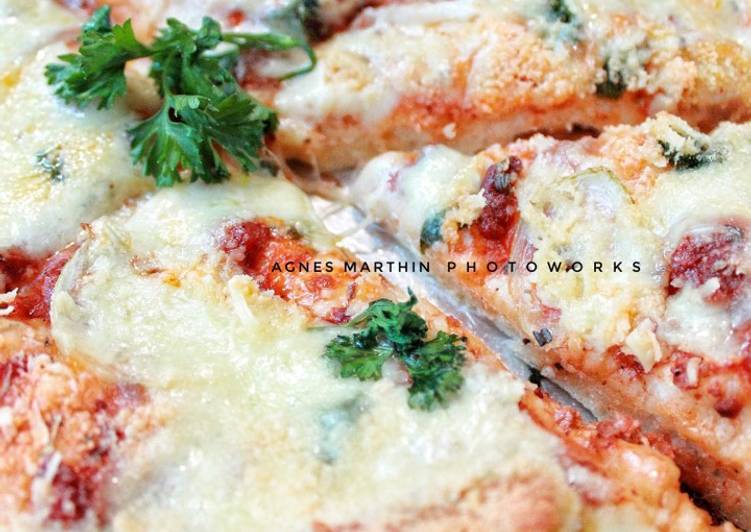 Resep Pizza (Extra cheese) Anti Gagal