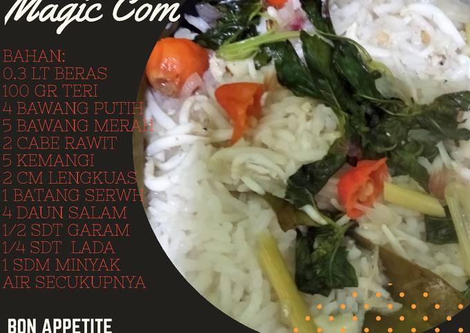 Anti Ribet, Membuat Nasi liwet magic com Murah