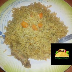 A picture of Jalof rice.