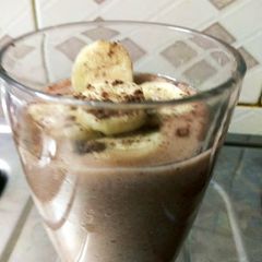 A picture of Coco banana milk shake.