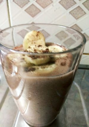 A picture of Coco banana milk shake.