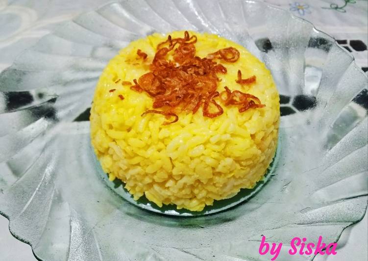 Rahasia Bikin Nasi kuning rice cooker, Sempurna
