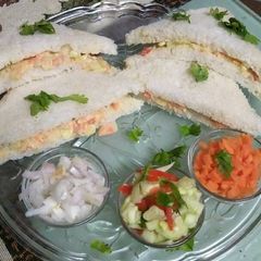 A picture of Veg mayo sandwich.