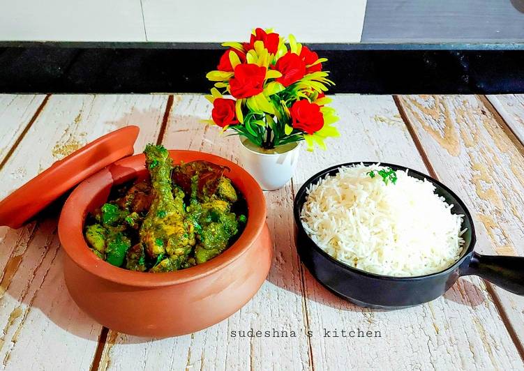 How to Make Homemade Hariyali Murg Palak
