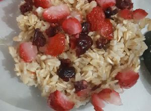 Una foto de Cena ligera pero completa con avena