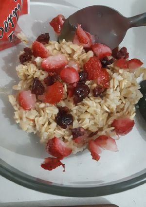 Una foto de Cena ligera pero completa con avena