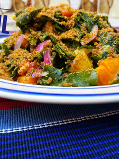A picture of Moringa local salad (kwadon zogale).