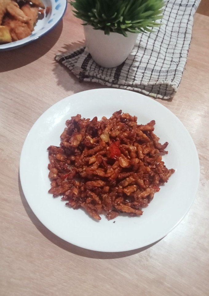 Foto resep Kering Tempe Pedas Rawit