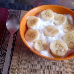 A picture of Banana salad.