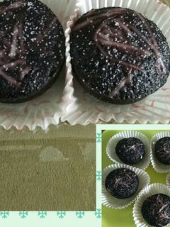 Foto resep Muffin ketan item