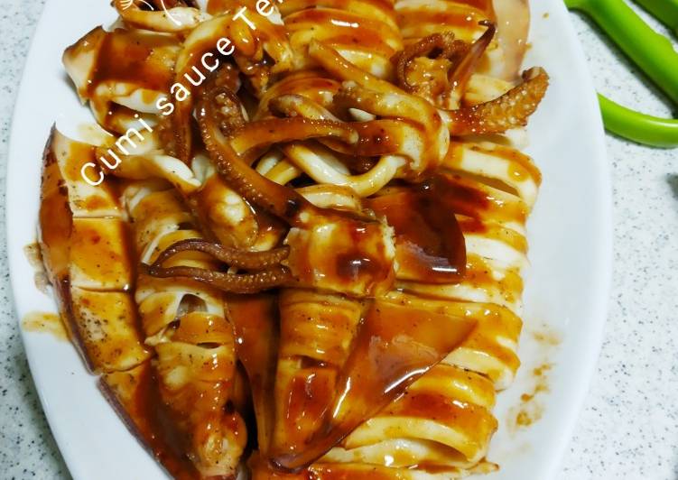 Cumi sauce Teriyaki
