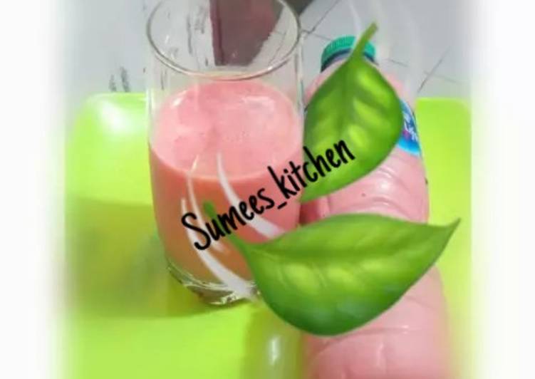 Easiest Way to Prepare Perfect Orange and strawberry, watermelon smoothie