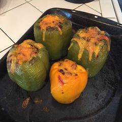 A picture of Taco Stuffed Peppers.