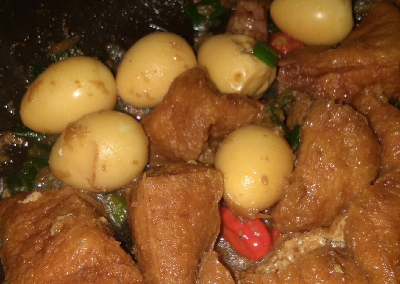 21. Semur Tahu Telur Puyuh