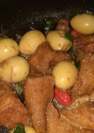 Foto resep 21. Semur Tahu Telur Puyuh