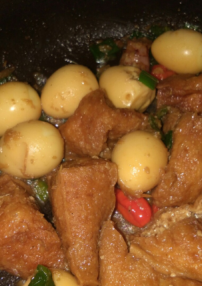Foto resep 21. Semur Tahu Telur Puyuh
