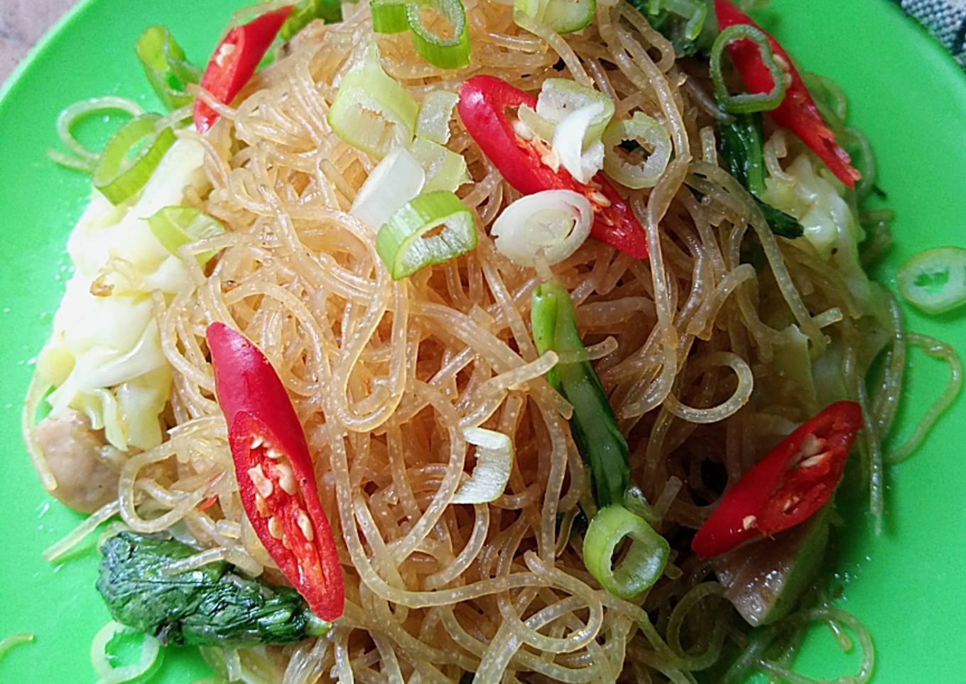 Bihun goreng sederhana