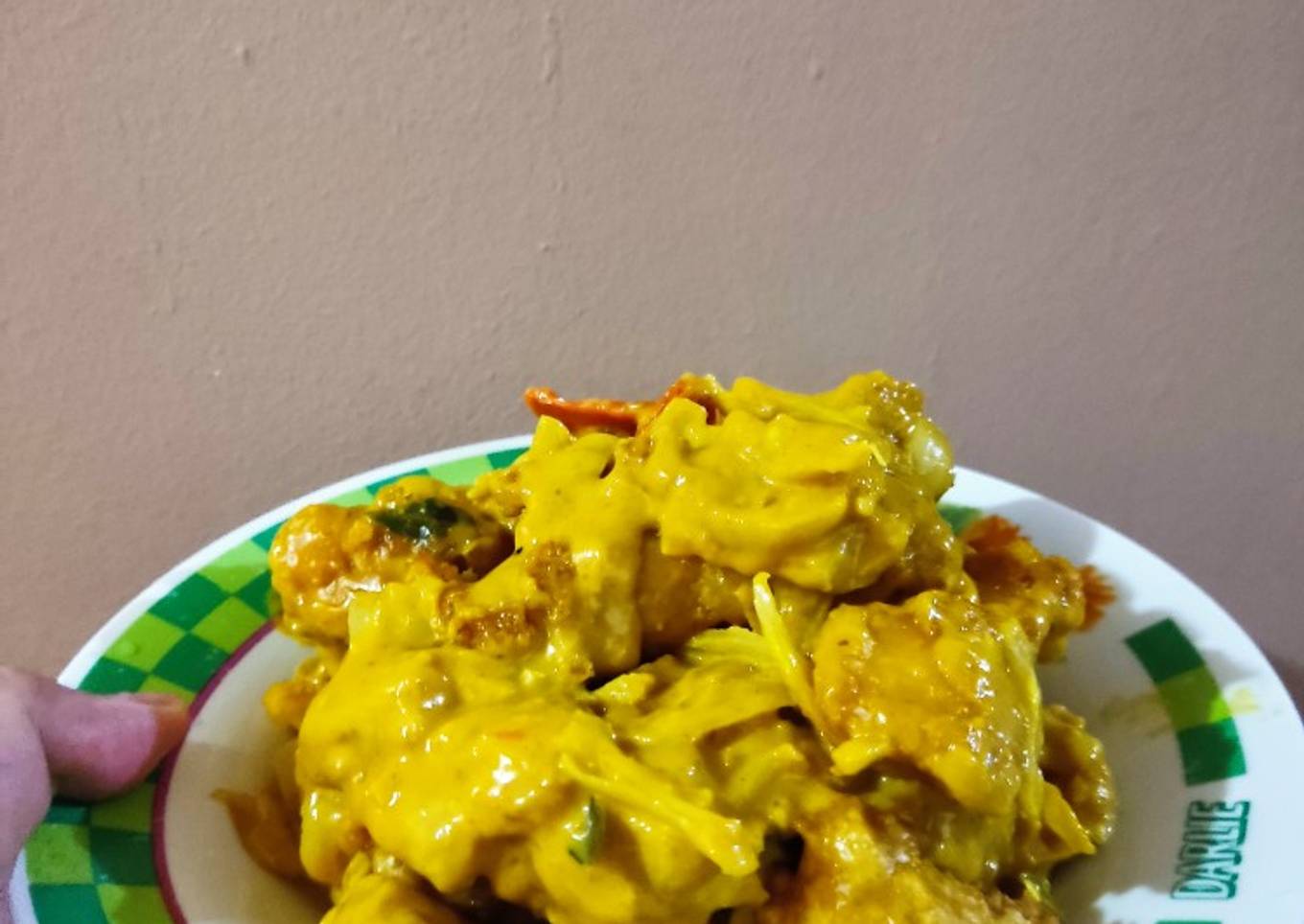 Ayam dengan keju dan mentega