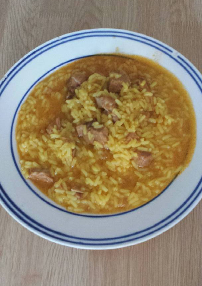 Una foto de Arroz con carne