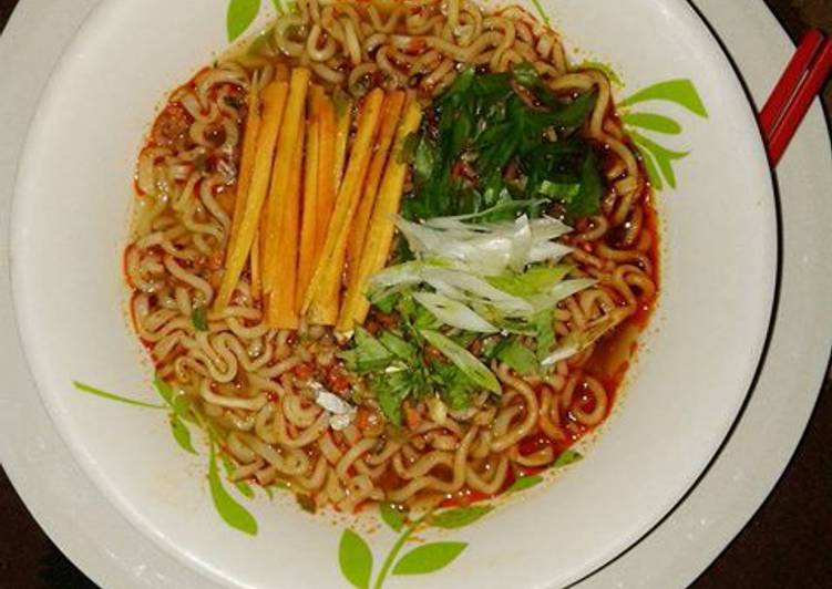 Resep Ramyeon/ Ramen/ Mie Instan Korea🍲 yang Bikin Ngiler