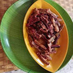 Brinjal french fries A picture of Brinjal french fries.