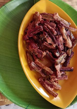 A picture of Brinjal french fries.