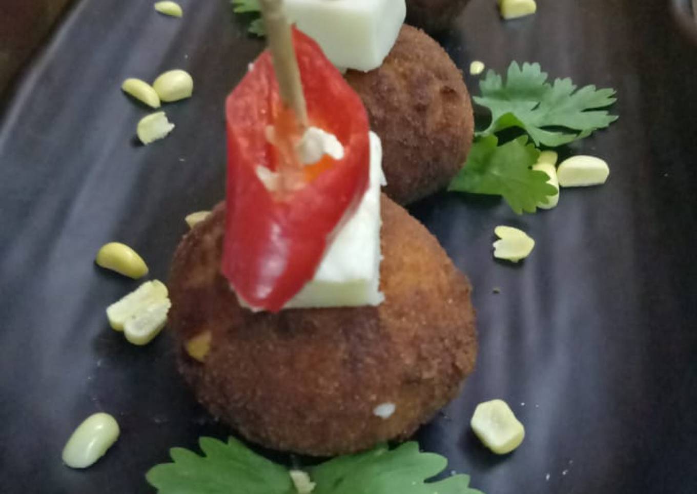 Corn cheese balls