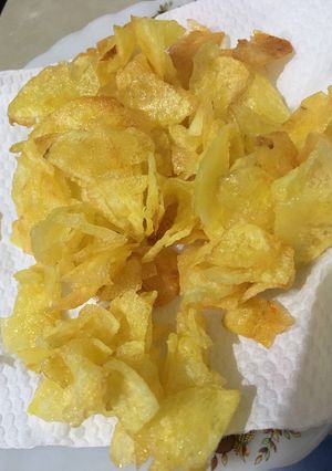 Foto resep Kentang krispi taburan soto daging santan kuning