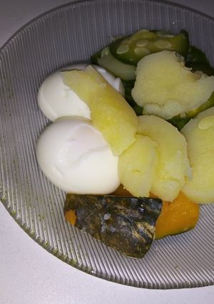 Una foto de Ensalada papa y Auyama