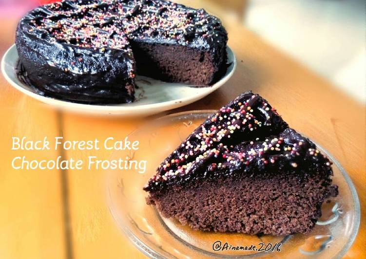 Black Forest with Chocolate Frosting