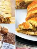 Wagyu Beef Hot Italian Sausage, Mushroom, and Leek Puff Pastry