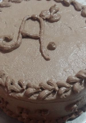 A picture of Chocolate butter cream cake.