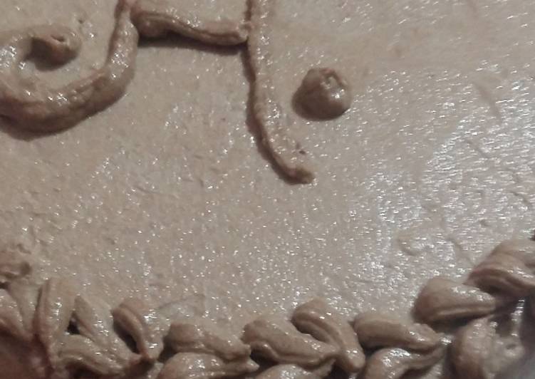 Easiest Way to Make Homemade Chocolate butter cream cake