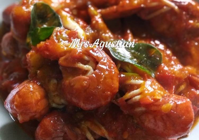 Cara Gampang Menyiapkan Udang saos pedas yang Bikin Ngiler