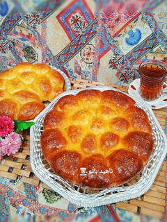 عکسی از دستور نان کندو زنبور بافت پنبه ای (خليةالنحل)👌🥰