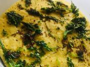 A picture of besan dhokla