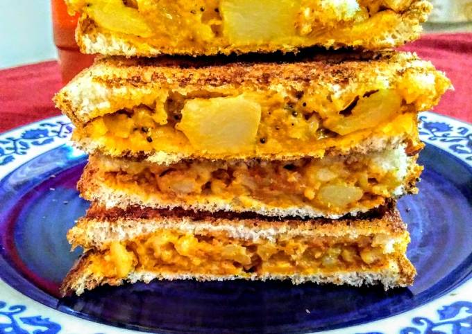 देसी स्टाइल आलू सैंडविच रेसिपी मुख्य फोटो