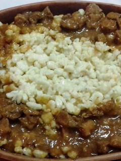 Una foto de Goulash con spatzles