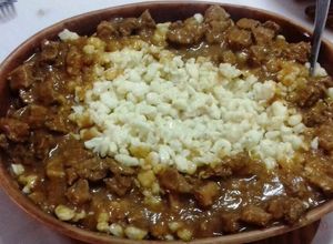 Una foto de Goulash con spatzles
