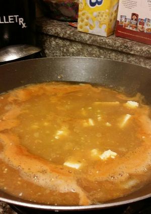Una foto de Chile con queso