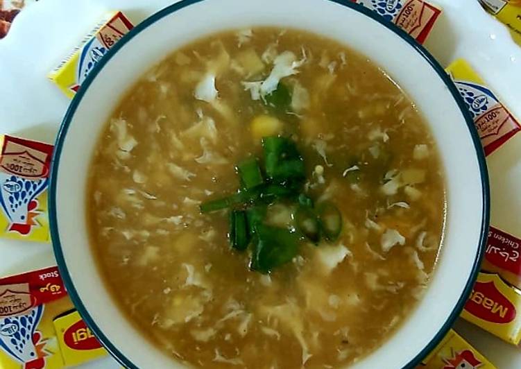 Easy Way to Prepare Appetizing Chicken corn soup😋