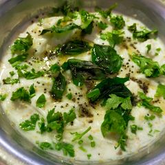 A picture of Cucumber Raita.