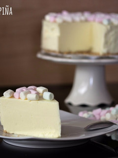 Una foto de Tarta de piña y queso